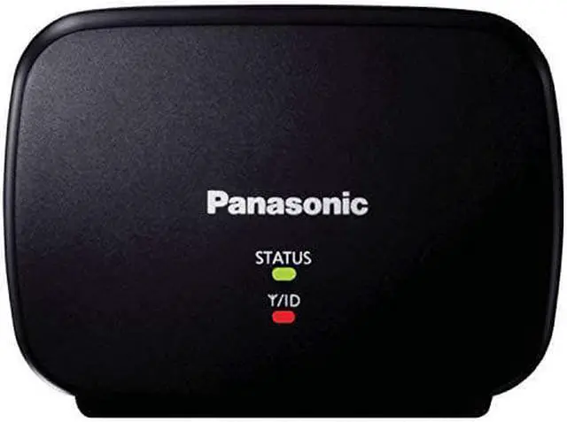 Alt view image 7 of 7 - panasonic kx-tga407b range extender for dect 6.0 plus cordless phone systems landline telephone black