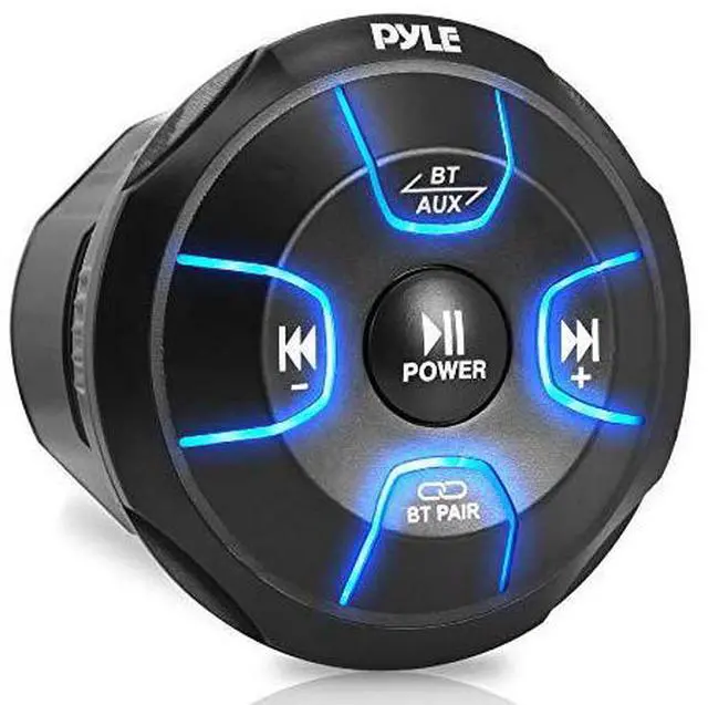 Alt view image 11 of 12 - Pyle PLMRBT19 Universal Waterproof Full Range Amplified Wireless Bluetooth Audio Receiver Remote Controller