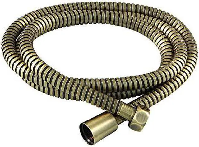 Alt view image 2 of 3 - KINGSTON BRASS ABT1030A3 ABT13A3 Vintage 59" Shower Hose, Antique Brass