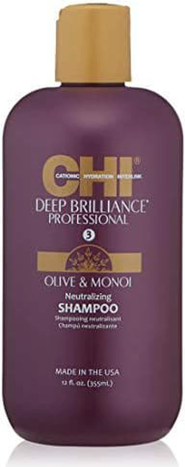 Main image of CHI Deep Brilliance Neutralizing Shampoo - Sulfate, Paraben, and Gluten Free, 12 oz.