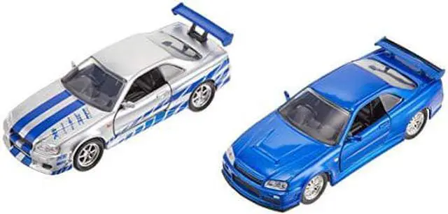 Alt view image 2 of 3 - JADA TOYS Minicar 1/32 size FF Brian's Nissan Skyline GT-R SV & BL 26062