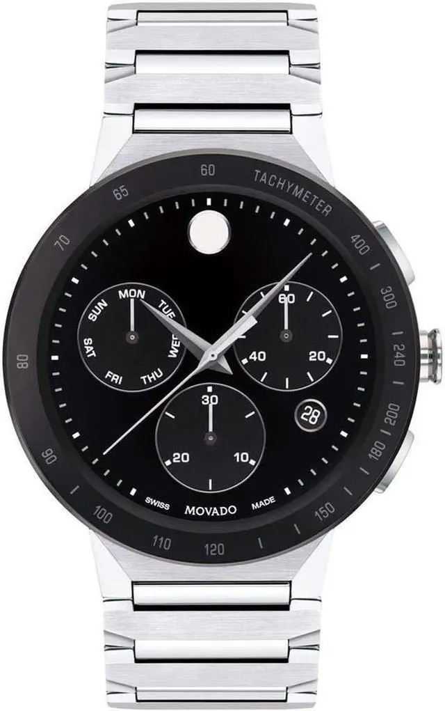 Alt view image 4 of 7 - Movado Sapphire Synergy Mens Swiss Chronograph Quartz Watch 0607239