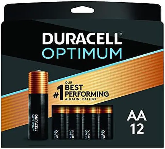 Alt view image 11 of 11 - Duracell Optimum AA Batteries, Pack of 12