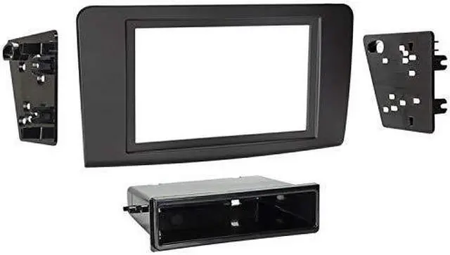 Alt view image 12 of 12 - Metra 99-8723B Single or Double DIN Dash Kit for Mercedes Benz ML Class '06-'11