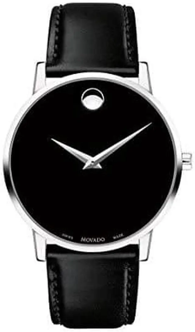 Alt view image 6 of 6 - Movado Men's Museum Watch Quartz Sapphire Crystal 607269