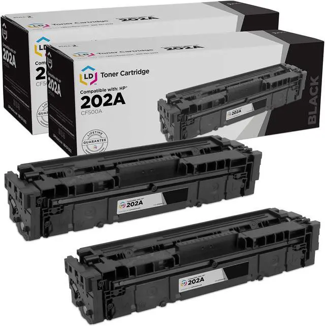 Main image of Products Compatible Toner Cartridge Replacement for HP 202A (2 Pack, Black) Compatible with the Following HP Printers M254dw M281cdw M281dw M281fdw