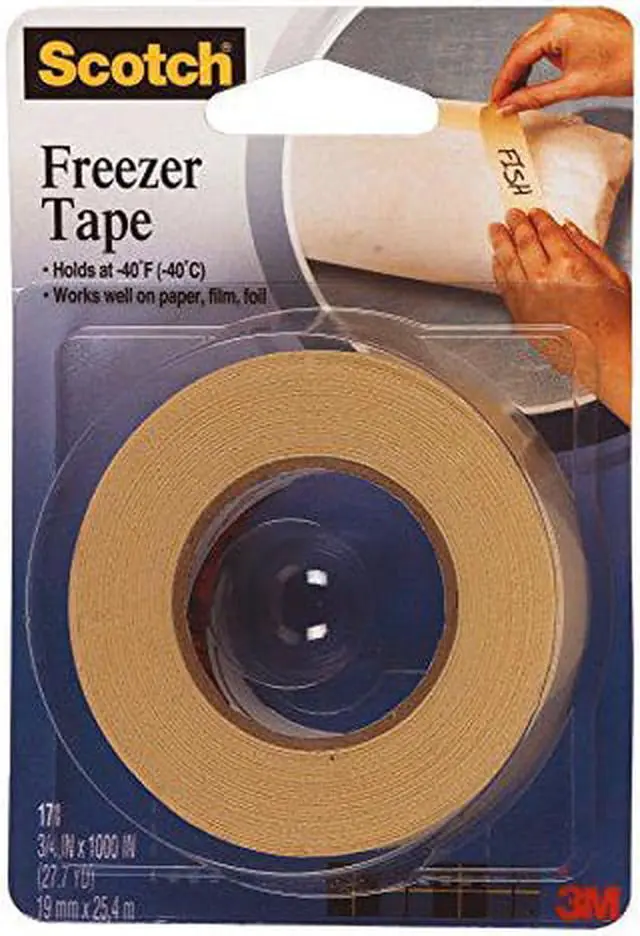 Alt view image 7 of 7 - 3m 178 Scotch Freezer Tape with 3/4" x 1000" Roll