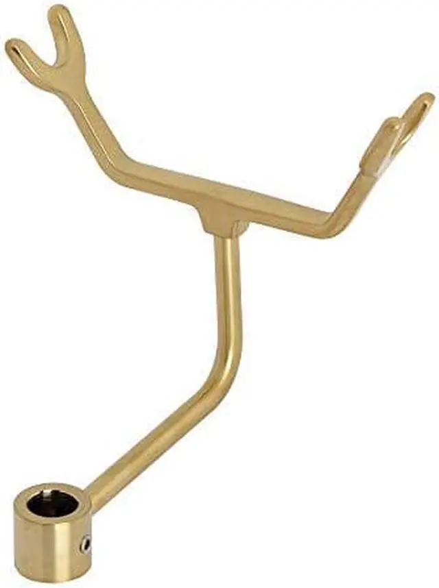 Alt view image 4 of 4 - Kingston Brass ABT1050-7 Vintage Shower Pole Holder, Brushed Brass