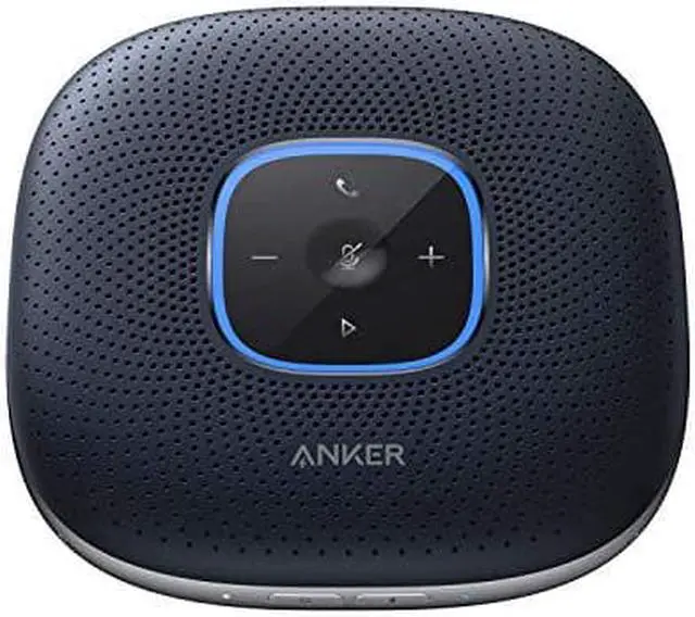 Alt view image 8 of 8 - Anker PowerConf Bluetooth Speakerphone with 6 Microphones, Enhanced Voice Pickup, 24 Hour Call Time, Bluetooth 5, USB C, Conference Speaker Compatible with Leading Platforms, PowerIQ Technology