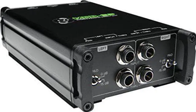 Alt view image 12 of 20 - Mackie MDB-2P M-Series Passive Stereo Direct Box