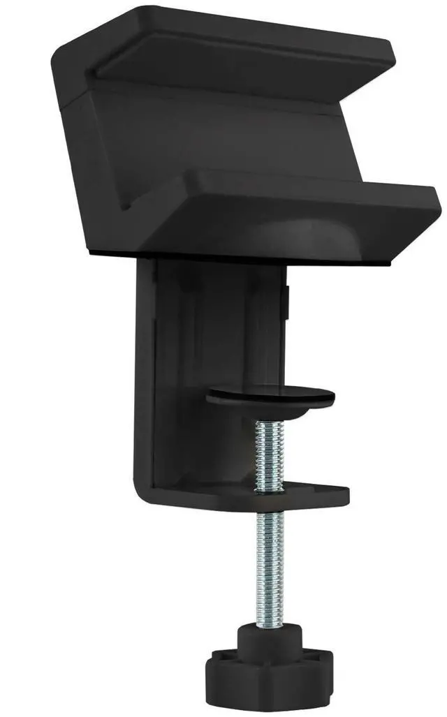 Alt view image 11 of 13 - SIIG Powerstrip Clamp Holder - Securely mounts a powerstrip off the desktop for easy plugin and unplug (Black)