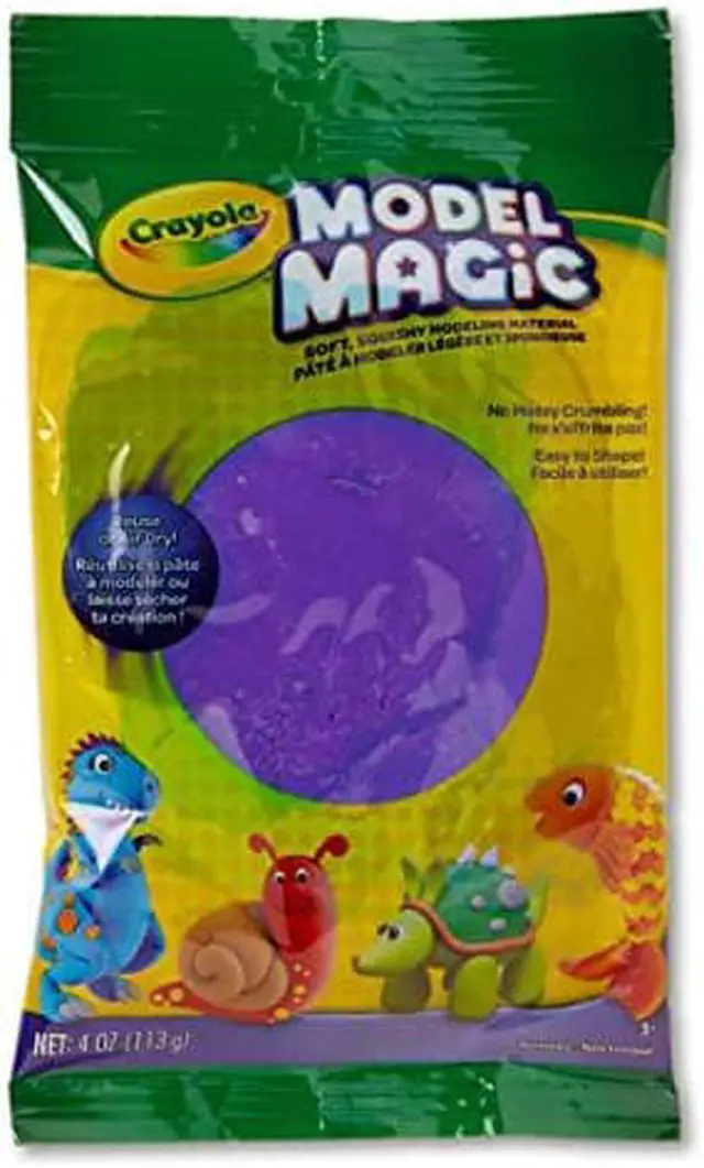 Alt view image 2 of 8 - Model Magic Modeling Compound Purple 8 oz 574440