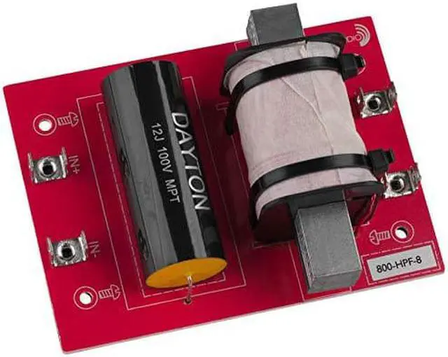 Main image of Dayton Audio 800-HPF-8 High Pass Speaker Crossover 800 Hz 12 dB/Octave