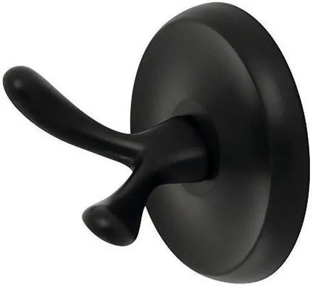 Alt view image 5 of 6 - Kingston Brass BA317MB Classic Robe Hook, Matte Black