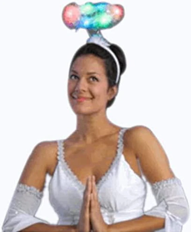Main image of blinkee Light Up Angel Halo Headband