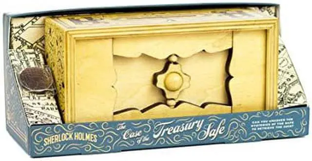 Main image of Sherlock Holmes - The Case of The Treasury Safe - Mystery Quiz Game/Brain Teaser Puzzle by Professor Puzzle