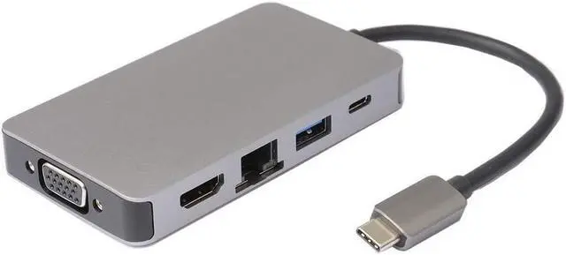 Alt view image 8 of 14 - Monoprice USB-C to HDMI | (4k/60hz), Aluminum Alloy Shell, Nickel Plated Connector Adaptor - Consul Series
