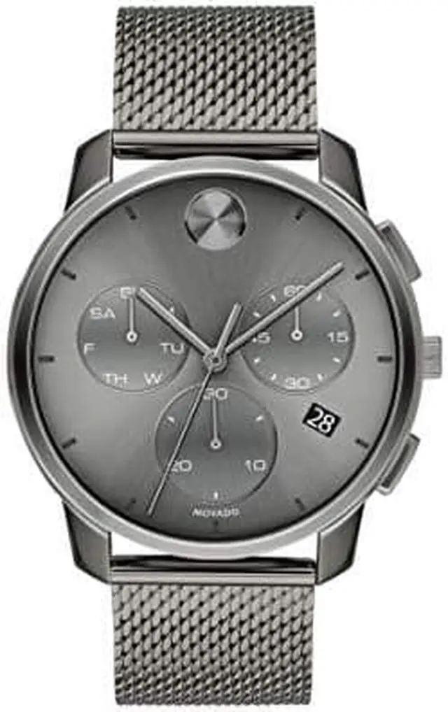 Alt view image 4 of 8 - Movado Men's Bold Gunmetal  Dial Watch - 3600635