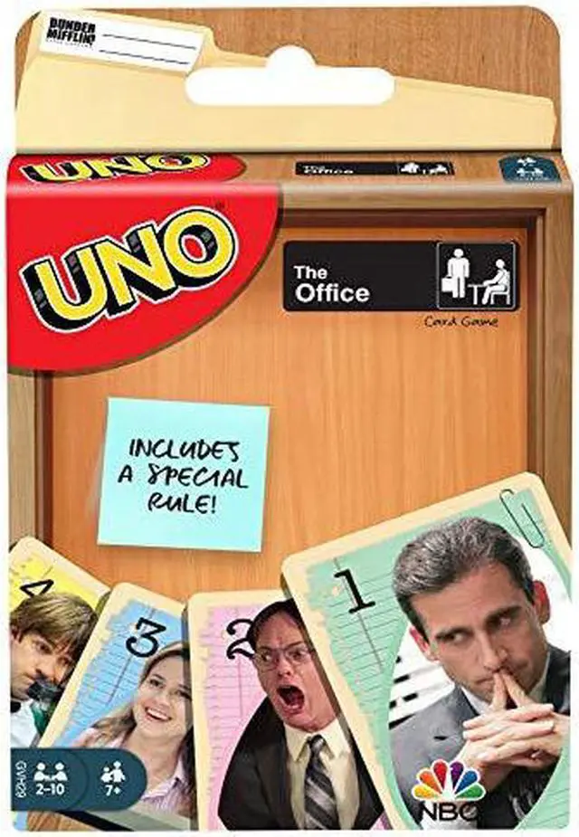 Alt view image 7 of 7 - UNO: The Office ?UNO Card Game with 112 Cards & Instructions, Gift for Kid, Adult or Family Game Night, Ages 7 Years & Older???? Mattel, Inc.