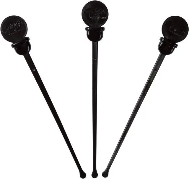Main image of StixTogo 475 Black Stir N Plug Stix for Disposable Lids, Package of 200