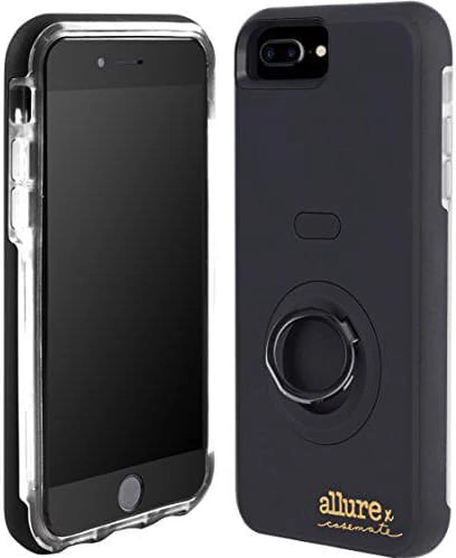 Alt view image 5 of 5 - Case-Mate Allure Selfie Case for iPhone 8 Plus, iPhone 7 Plus - Black