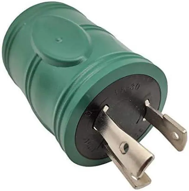 Alt view image 6 of 6 - Parkworld 884968 L5-30P Male to L14-30R for Home Back Power Transfer Switch or House Panel (two hots bridged in female end)