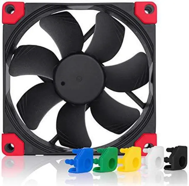 Alt view image 8 of 8 - Noctua NF-A9 PWM chromax.black.swap, Premium Quiet Fan, 4-Pin (92mm, Black)