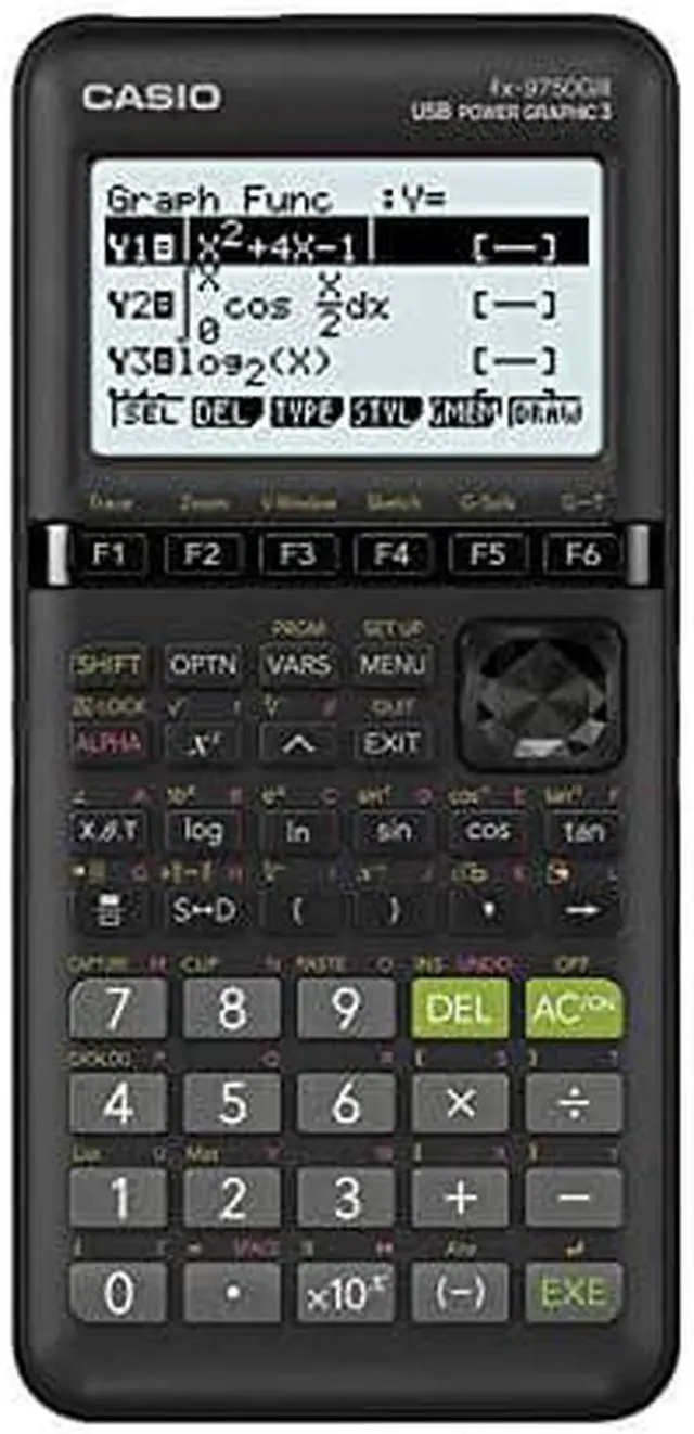 Alt view image 11 of 16 - Casio FX-9750GIII Graphing Calculator Black