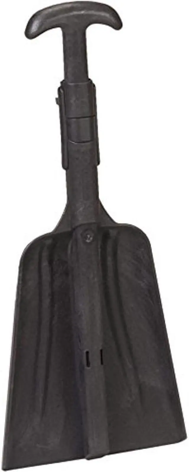 Alt view image 2 of 3 - remco 6880ebg grey polypropylene emergency hygienic shovel, abs plastic blade, 24.4" - 36.5"