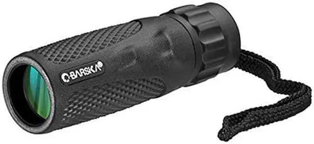 Main image of Barska AA12131 Rubberized 10x25 Waterproof Blackhawk Monocular w/Green Lens