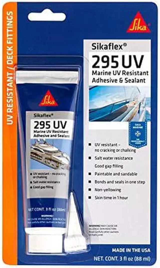 Alt view image 4 of 7 - SIKA SIKAFLEX 295 UV BLACK 3 OZ. TUBE
