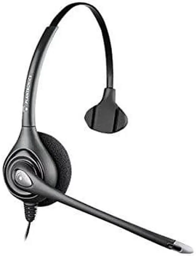 Alt view image 7 of 7 - Plantronics 92715-01 Supraplus Wideband HW251NC QD Monaural Headset - Black