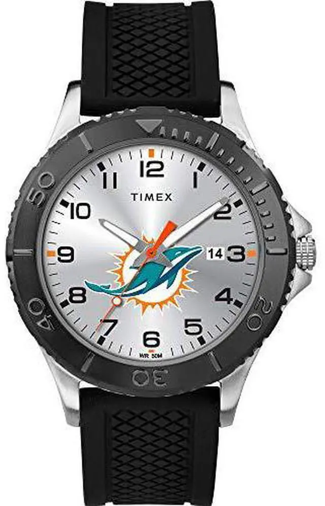 Alt view image 3 of 3 - timex men's twzfdolmd nfl gamer miami dolphins watch