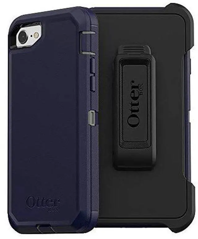 Main image of OTTERBOX DEFENDER SERIES Case for iPhone SE (2nd Gen - 2020) & iPhone 8/7 (NOT PLUS) - Retail Packaging - STORMY PEAKS (AGAVE GREEN/MARITIME BLUE)