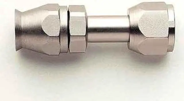 Alt view image 5 of 5 - Aeroquip FCE1712 06AN A/C Straight Female O-Ring Pilot, Nickel Plated Steel