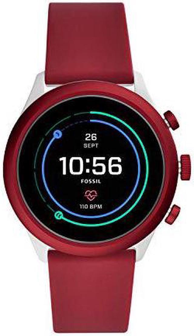 Fossil smartwatch red online