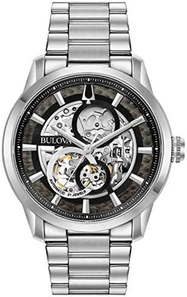 Alt view image 4 of 7 - Bulova 96A208 Sutton Men's Watch Silver 43mm Stainless Steel