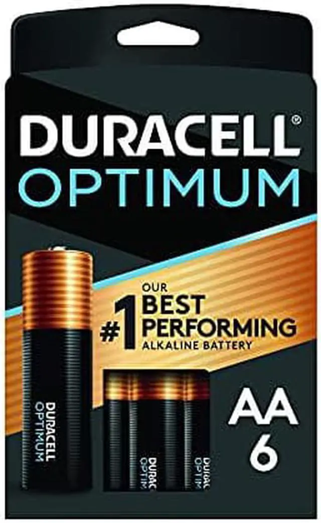 Alt view image 9 of 9 - Duracell Optimum AA Batteries, Pack of 6