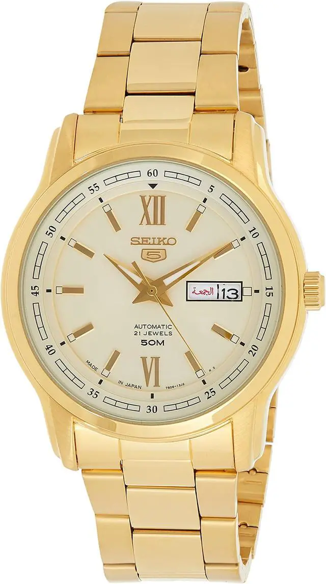 Main image of Seiko 5 Automatic champagne Dial Mens Watch SNKP20J1