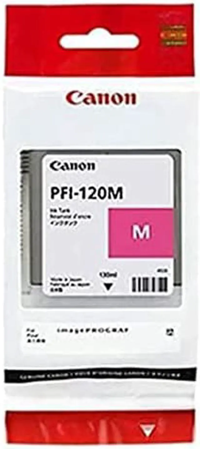 Alt view image 5 of 6 - Canon PFI-120 130ml Pigment Ink Tank for Select imagePROGRAF PRO and TM Series Printers, Magenta