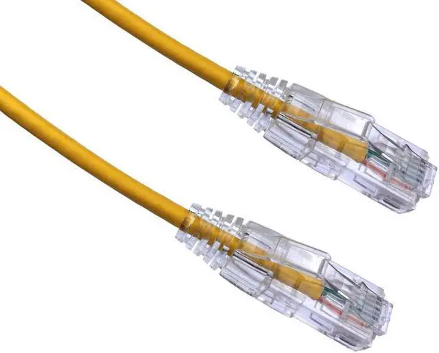 Alt view image 3 of 4 - Axiom C6BFSB-Y2-AX 2Ft Cat6 Cbl Bendnflex Patch 550Mhz Ylw