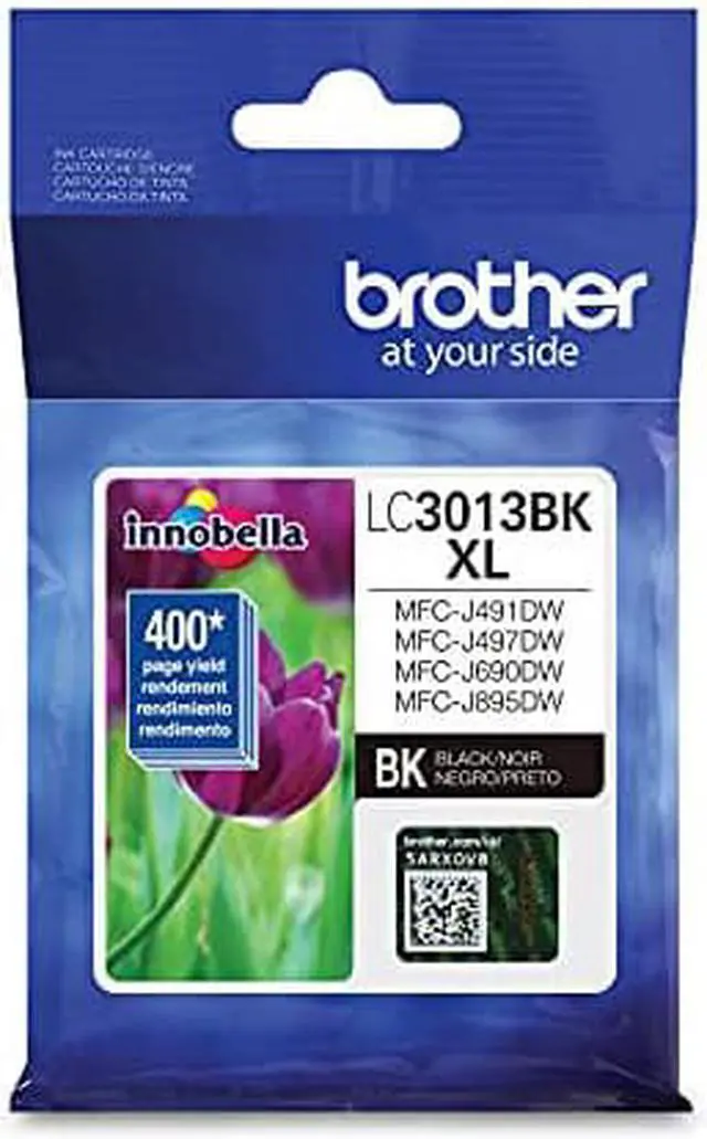 Alt view image 9 of 14 - Brother Genuine LC3013BKS High-yield Black Ink Cartridge 24337417