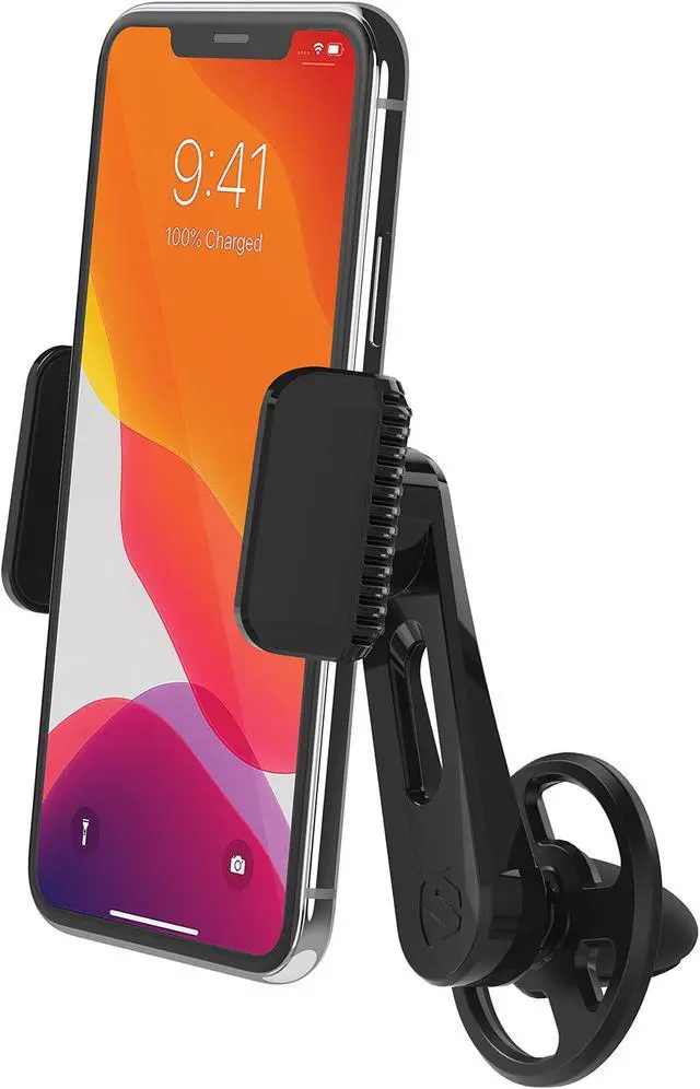 Main image of Scosche VP2M-SP Universal Freeflow Vent Mount cell Phone Holder  Vent clips for Mobile Device  Portable, Adjustable 360 Mount