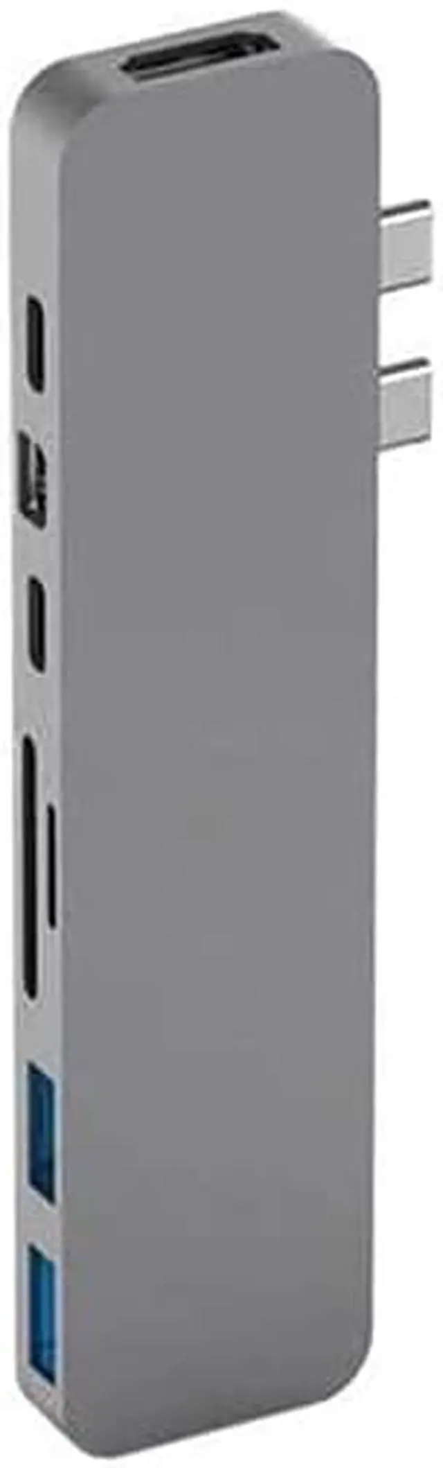 Alt view image 9 of 9 - Sanho HyperDrive PRO 8-in-2 Hub for USB-C MacBook Pro - Space Gray