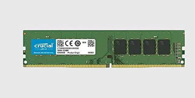 Alt view image 3 of 6 - Crucial DDR4-2666 16GB UDIMM CL19 Memory
