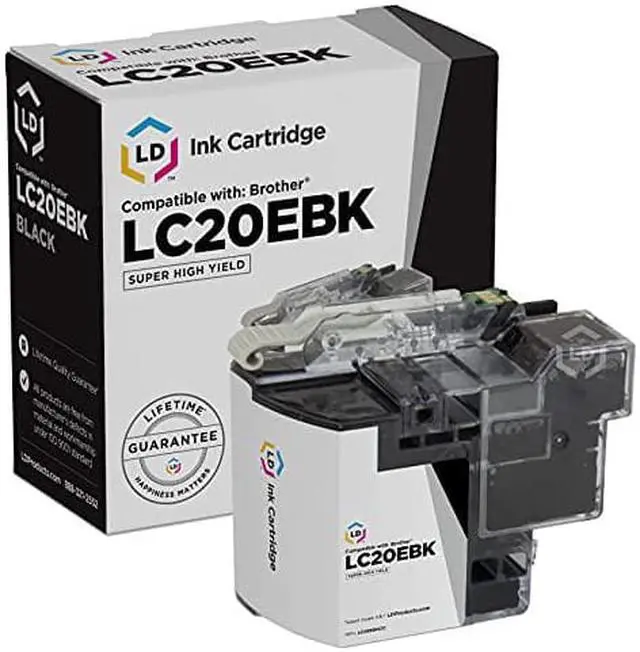 Main image of LD Compatible Ink Cartridge Replacement for Brother LC20EBK Super High Yield (Black)