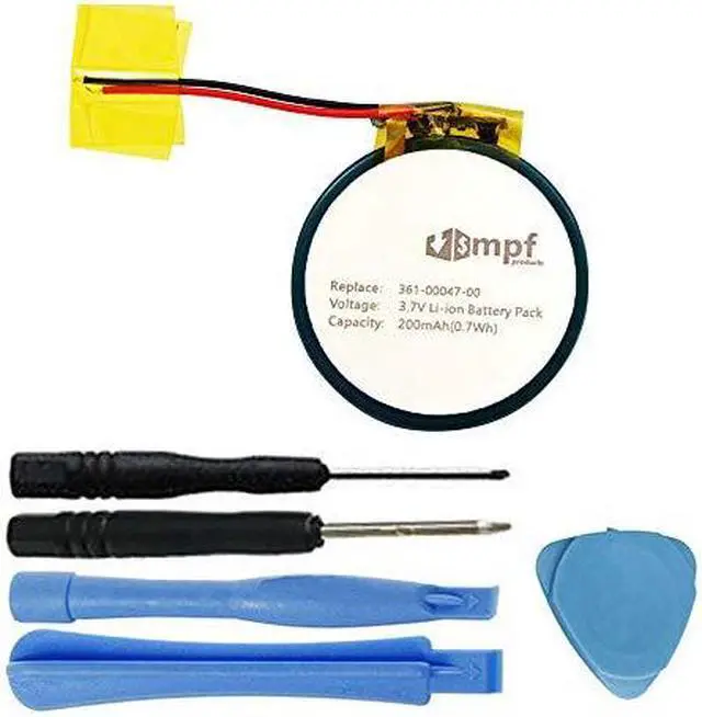 Alt view image 5 of 7 - 200mAh 361-00047-00, 361-00064-00 Battery Replacement for Garmin Forerunner 110, 110W, 210, 210W GPS Sport Watch, Garmin Approach S1, S1W, S2, S3, S4 GPS Golf Watch