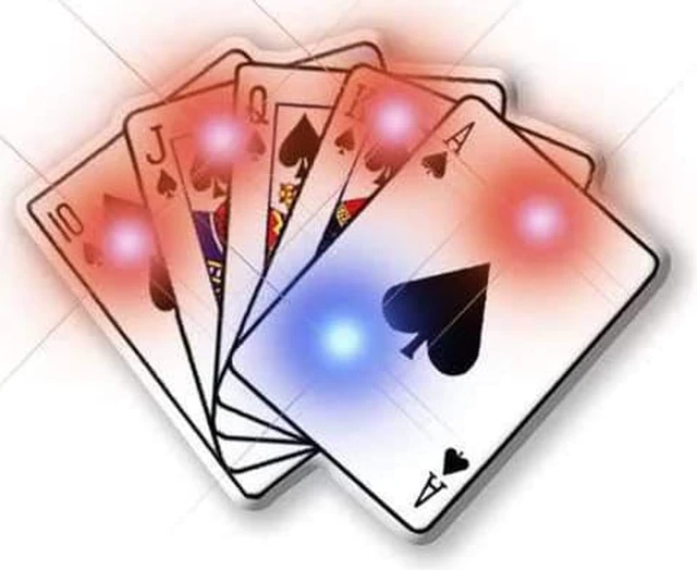 Main image of blinkee 3200000 Royal Flush Flashing Body Light Lapel Pins