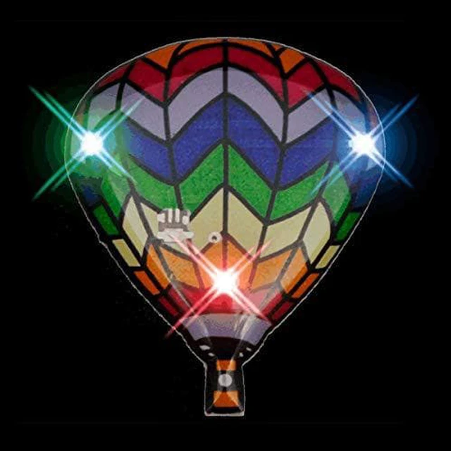 Main image of blinkee Hot Air Balloon Flashing Body Light Lapel Pins
