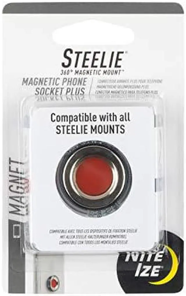 Alt view image 7 of 7 - NITE IZE STEELIE MAGNETIC PHONE SOCKET PLUS